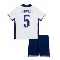 England John Stones #5 Heimtrikotsatz Kinder EM 2024 Kurzarm (+ Kurze Hosen)